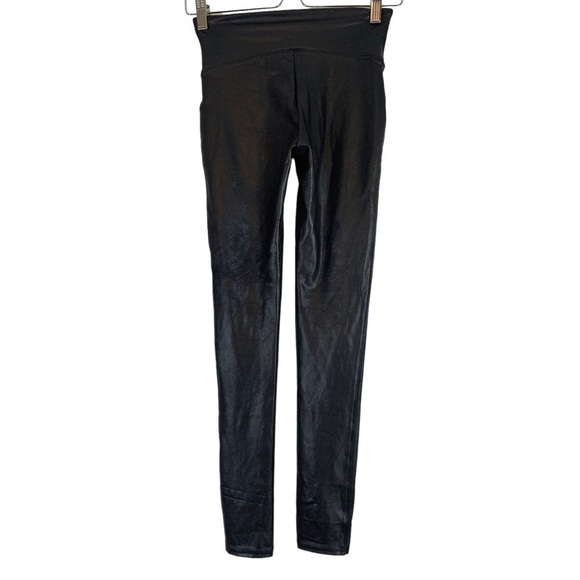 Spanx Faux Leather Leggings Size Small - Picture 3 of 9